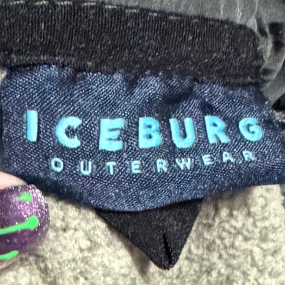 Iceburg Outerwear Men’s M Gray Snap Neck Fleece Pullover Mock Collar Jacket - Picture 7 of 8